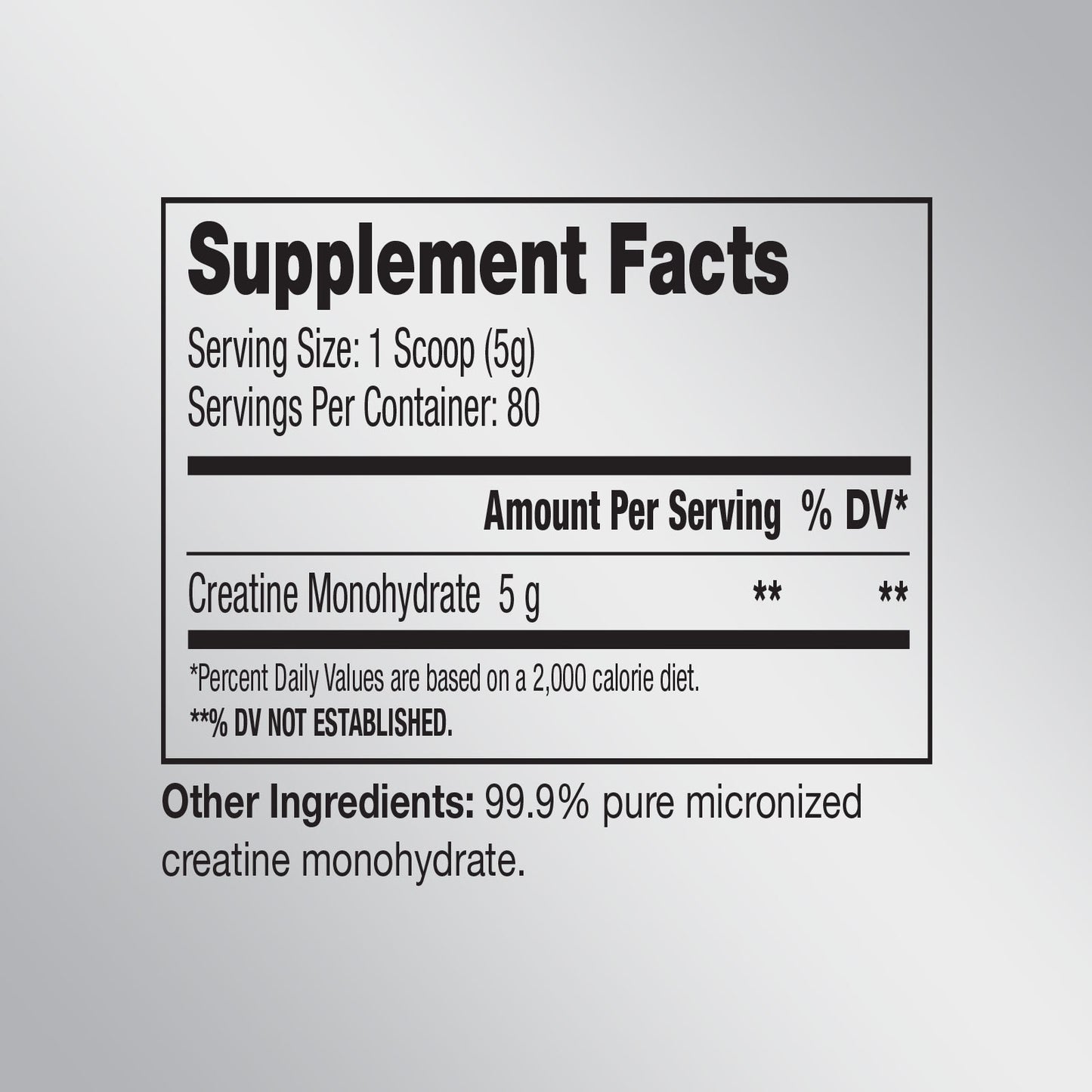 CREATINE 400G (micronized)